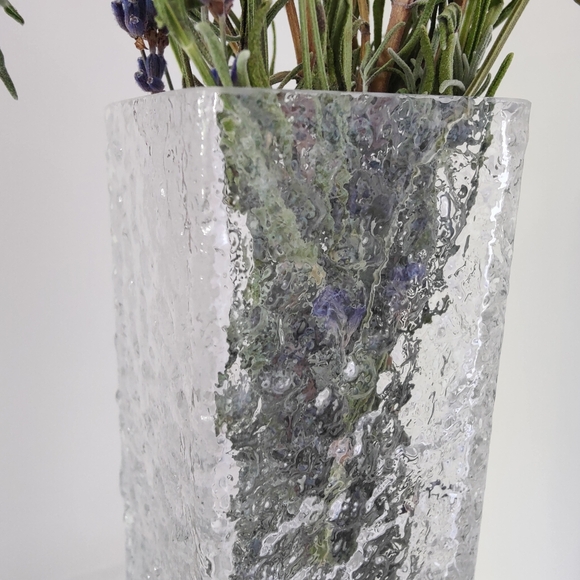 Vintage 🇫🇮  Iittala | " Linearia " square, textured vase - Picture 15 of 16